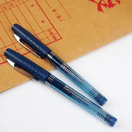 宝克pc988墨蓝医务用中性水笔医生处方笔大容量蓝黑色签字笔0.5mm