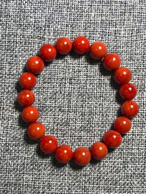天然原矿南红玛瑙手串