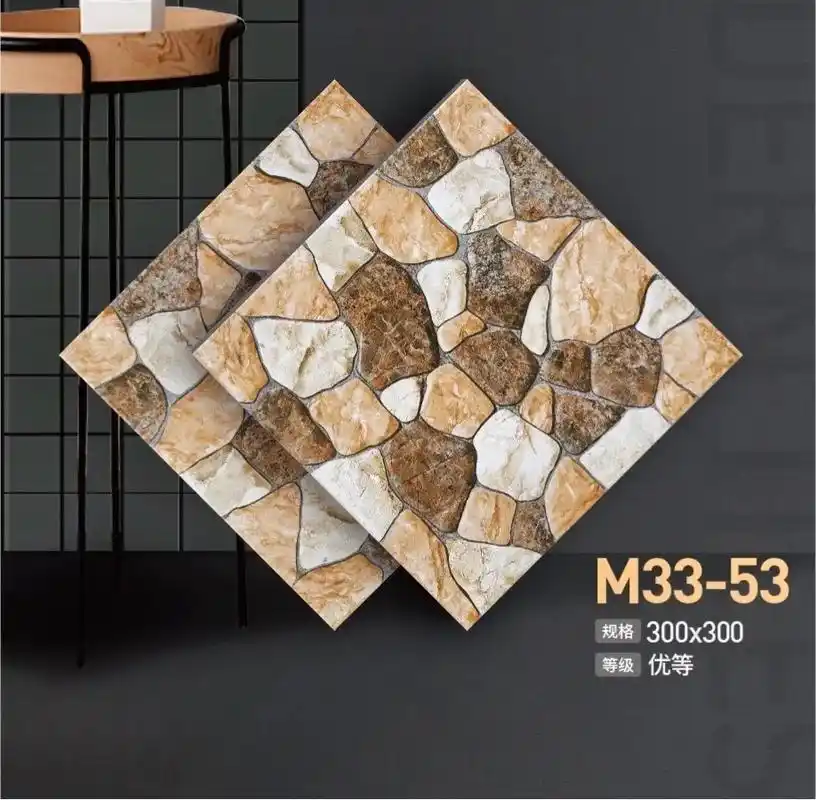 仿鹅卵石小地砖花园砖.300x300mm鹅卵石小地砖,花园阳 - 抖音