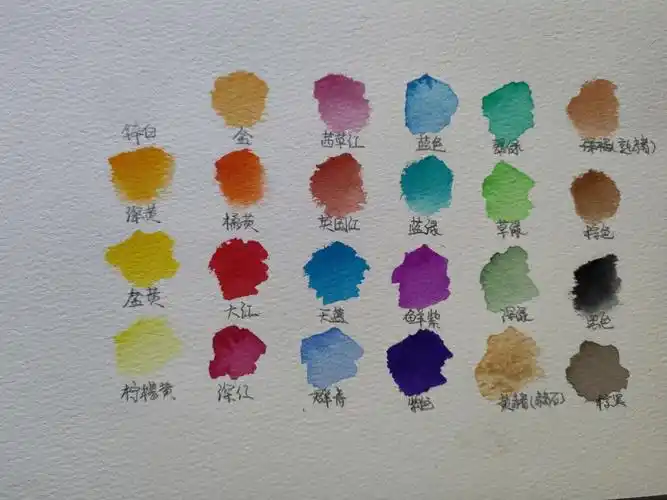 俄罗斯白夜24色色卡