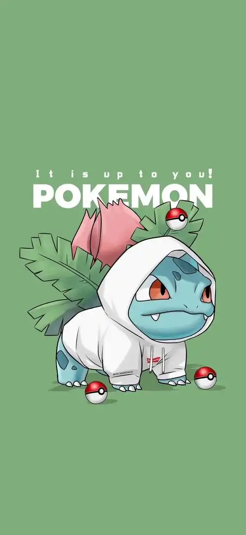 苹果原壁纸高清_动漫 | 神奇宝贝全面屏壁纸