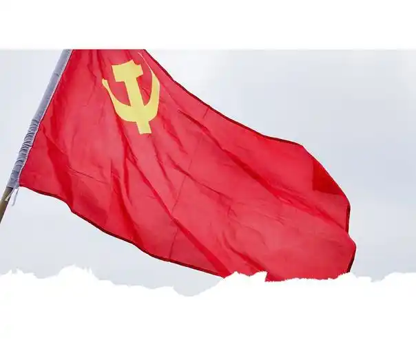 党旗飘飘,我们永远跟党走