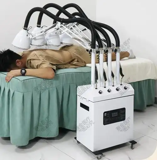 明火无烟回旋灸烟雾净化器艾灸排烟悬灸机家用美容院无烟仪器单头明火