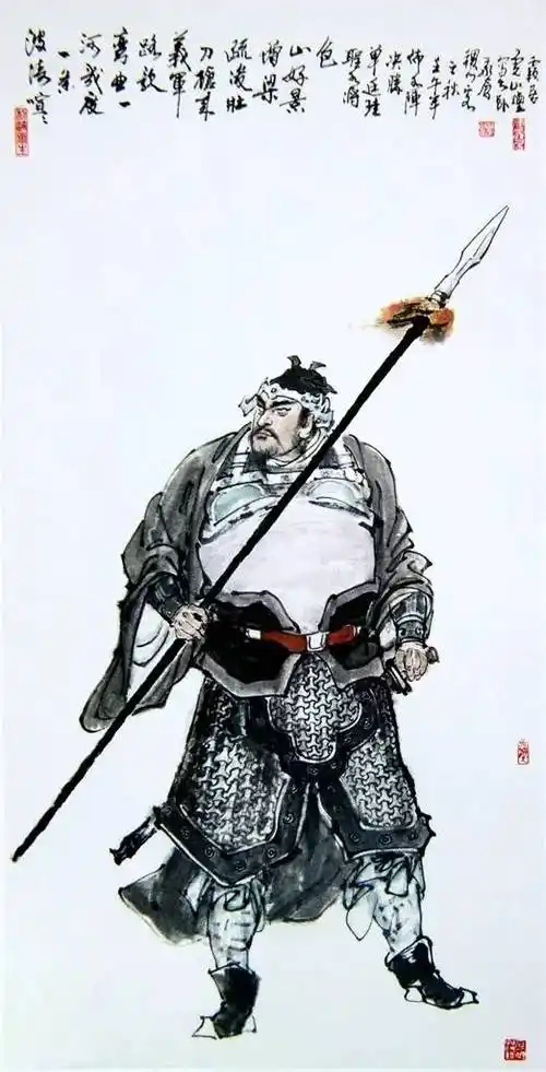 孙敬会水墨人物国画水浒108将