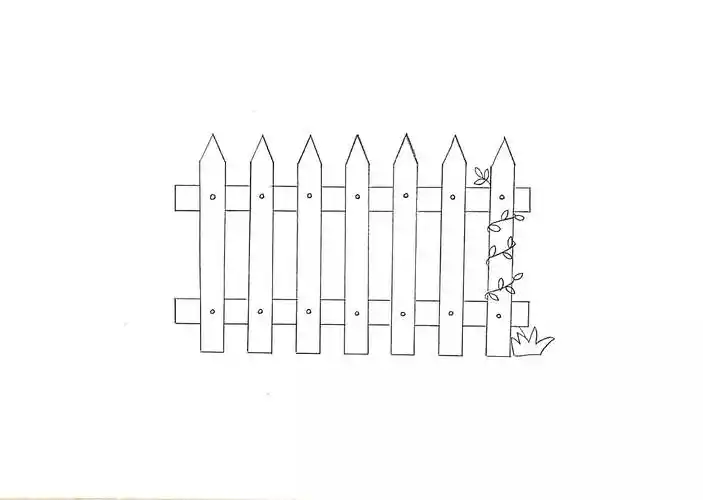 篱笆简笔画怎么画篱笆简笔画图片大全