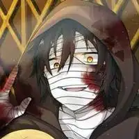 双眼缠着绷带的动漫头像点击鼠标右键下载