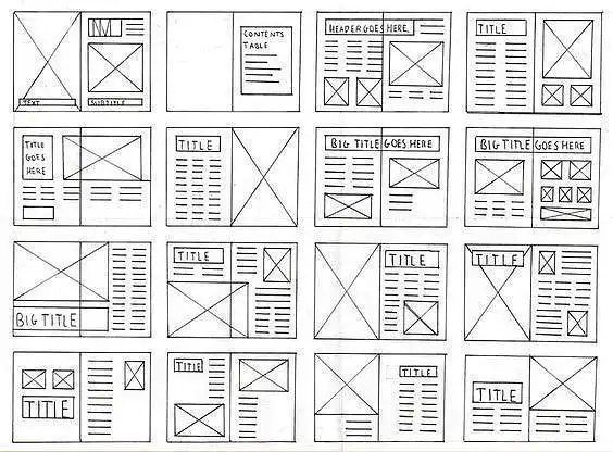 一组排版设计版式布局参考 ,麻竹备用!