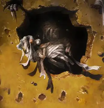 木乃伊3d装饰画