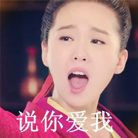 说你爱我gif张大嘴gif刘诗诗gif古装gif