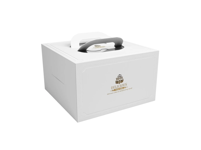 定制蛋糕盒6寸8寸10寸加厚手提生日蛋糕盒子烘焙包装盒1个包邮