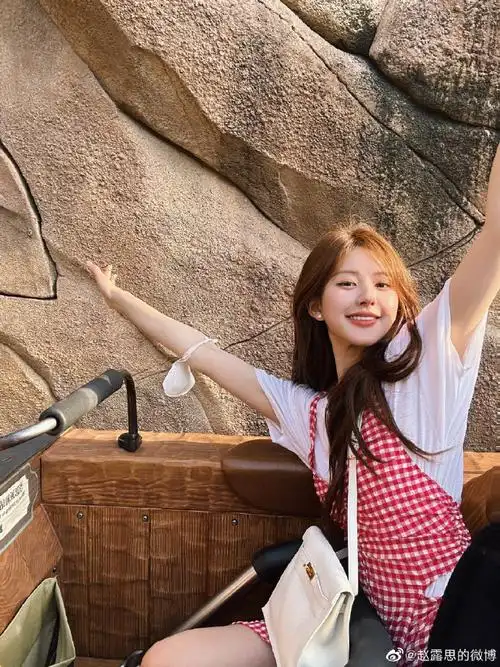 赵露思超爱星黛露#露思又去迪士尼啦,公主回家~照片真的是又美又可