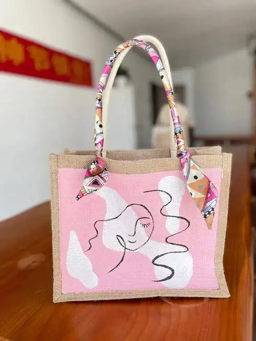 麻布袋改造  #muji麻布袋  #无印良品麻袋改造