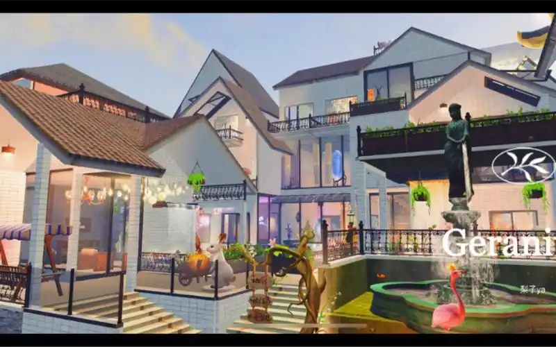 明日之后双人花园别墅建筑【geranium】预告图