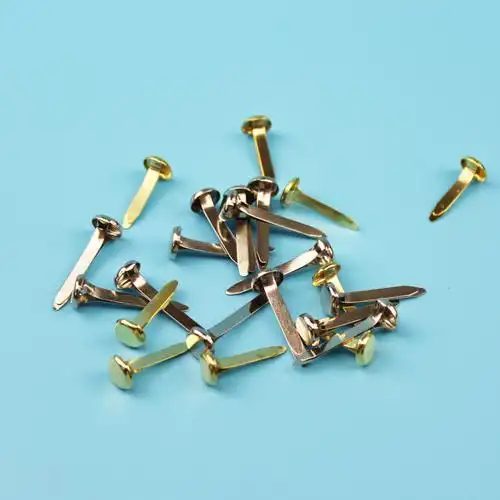 20只2.5cm两脚钉双脚钉二脚钉羊角钉创意diy美劳手工材料