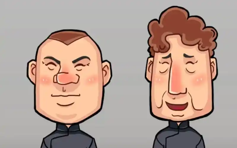 相声郭德纲于谦文字动画