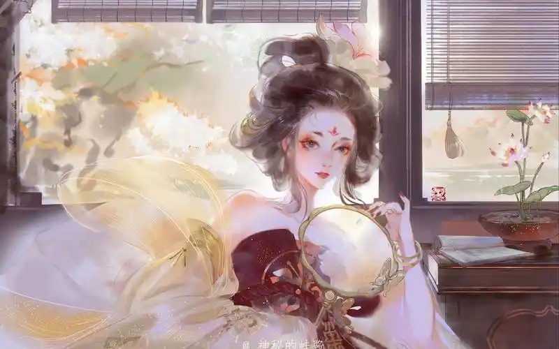 【板绘】忘川风华录【杨玉环】同人活动的上色