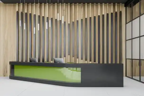 公司前台背景墙设计