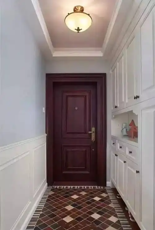 小户型玄关瓷砖这么贴 一进门就被惊艳到了!