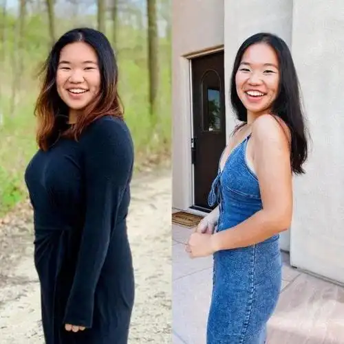 25张真实对比照片女性减肥前后真的很惊艳