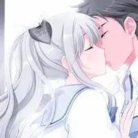 舌吻头像-二次元情侣舌吻头像
