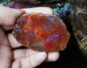 七彩玛瑙原石图片七彩玛瑙原石鉴别特征