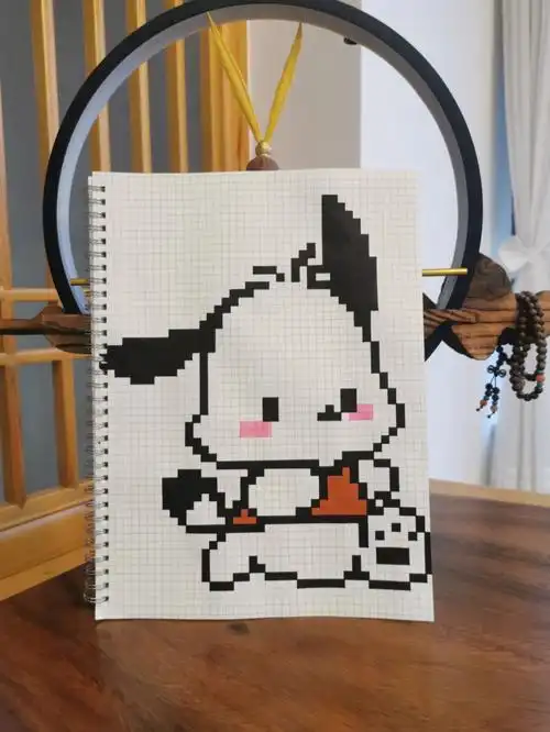 像素画临摹82敲可爱帕恰狗