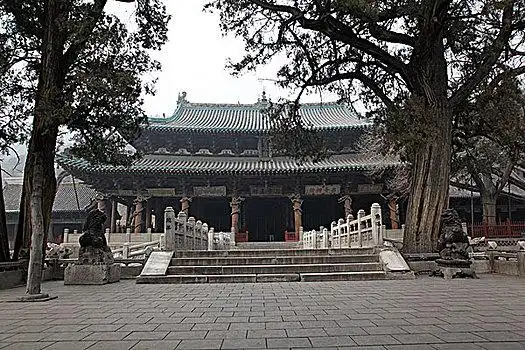 山西,晋祠,明清建筑,古建筑
