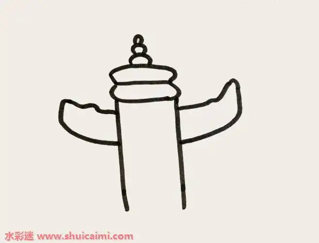 柱子怎么画柱子简笔画简单彩色