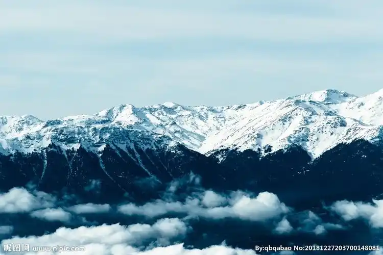 雪山摄影图__山水风景_自然景观_摄影图库_昵图网nipic.com