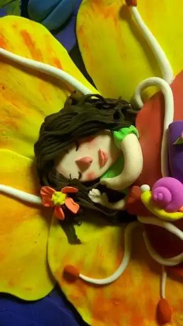 这手艺能火吗用黏土把童话故事拇指姑娘捏出来