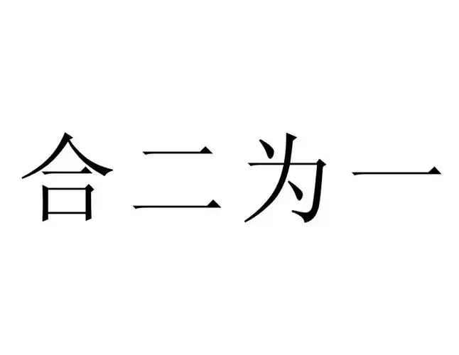 em>合二为一 /em>