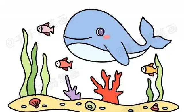 儿童简笔画图片大全(海底世界儿童简笔画图片)