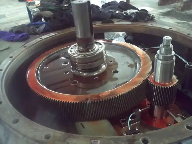 航天11所gsb-w7型高速泵齿轮箱检修照片
