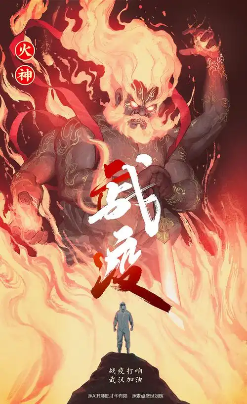 有关疫情的海报收集二