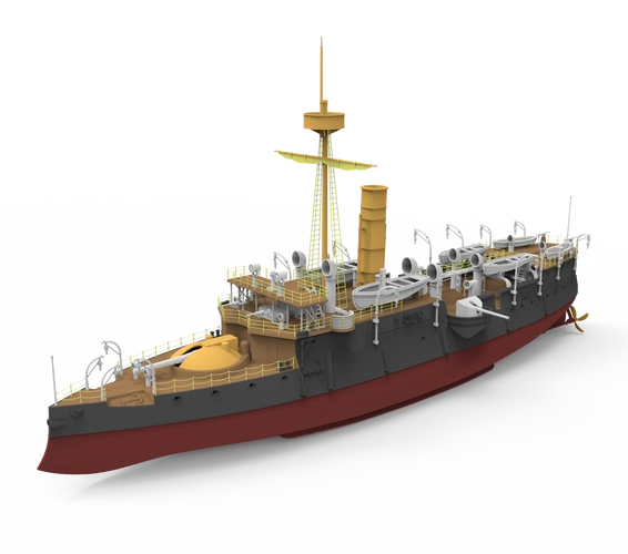 大清北洋海军平远舰 - 新闻新品发布区 - 模型网发图区 - powered by