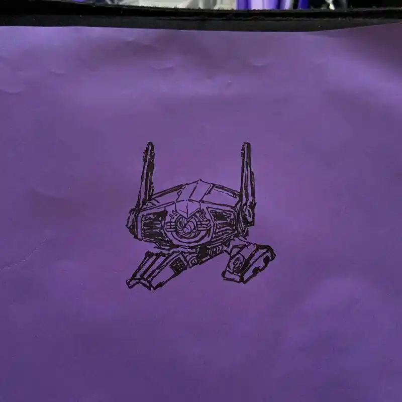 狂派的守卫者#变形金刚 #震荡波 #线稿 #随笔 - 抖音