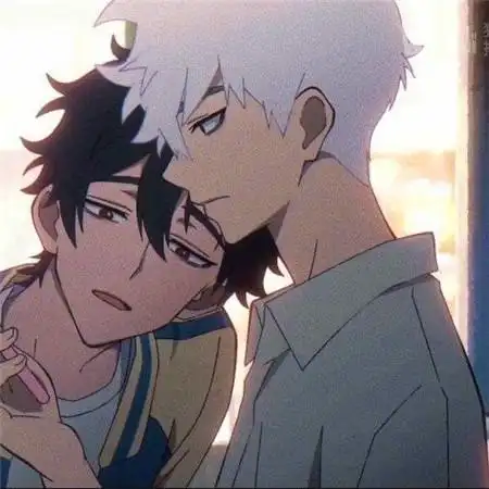 二人兄弟专属头像 高清一人一半的头像一左一右兄弟配对图片_基友男生