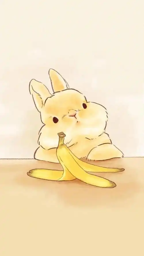 萌系治愈兔子卡通手绘