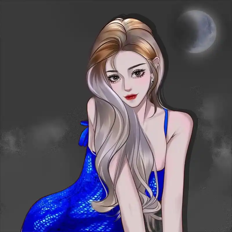 高冷女生头像,真人照片转漫,动漫卡通头像,ipad绘画,优质女生头像