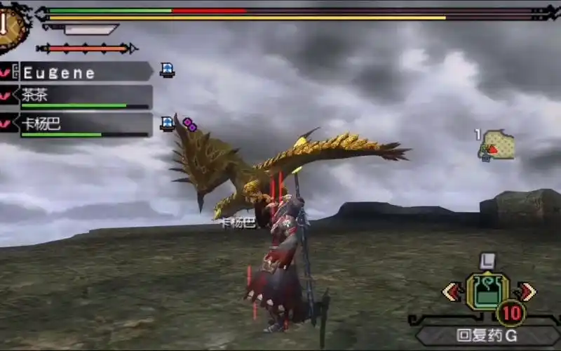 怪物猎人3港g金火龙