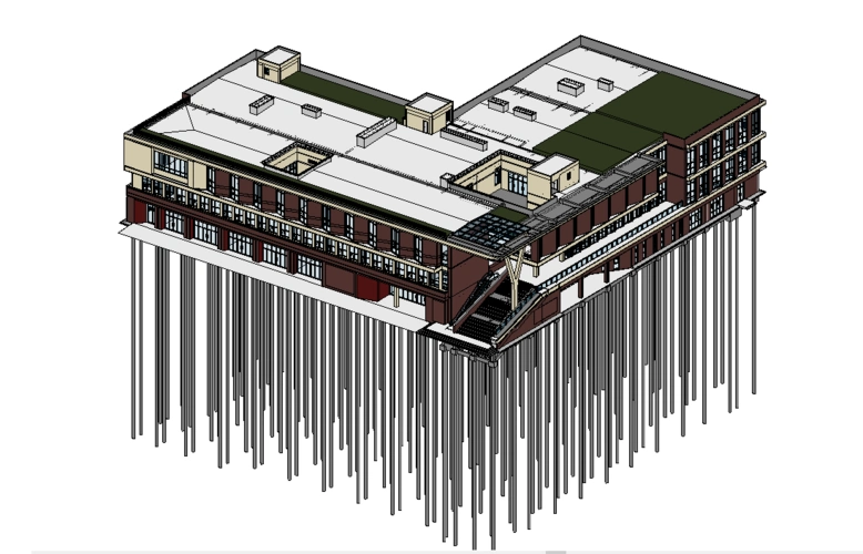"建模大师杯"全国bim建模网络争霸赛 - 第二食堂