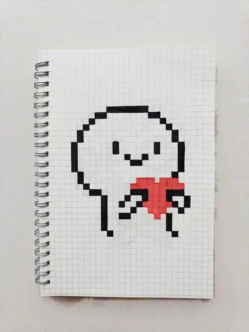 像素画送你一颗小心心