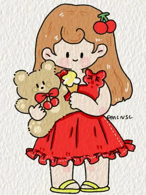 简笔画教程这个小女孩叫啥