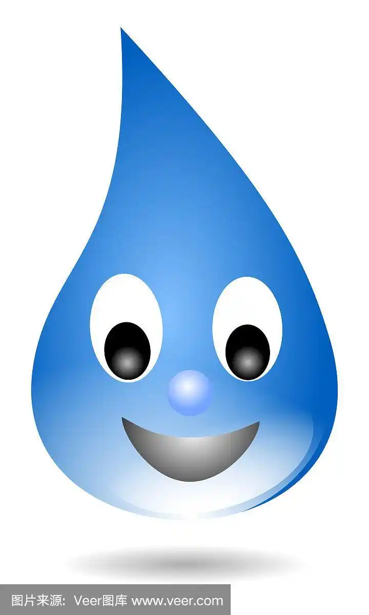 雨滴,分离着色,垂直画幅,水,拟人笑脸
