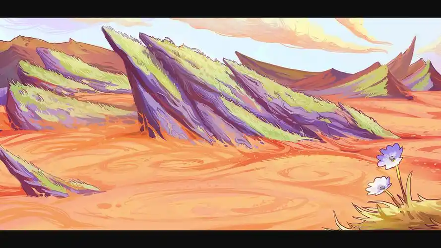 荒原场景|插画|概念设定|大mike_原创作品-站酷zcool