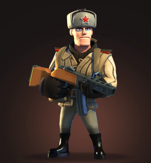 《元首战争》苏联红军原画:_元首战争吧_百度贴吧