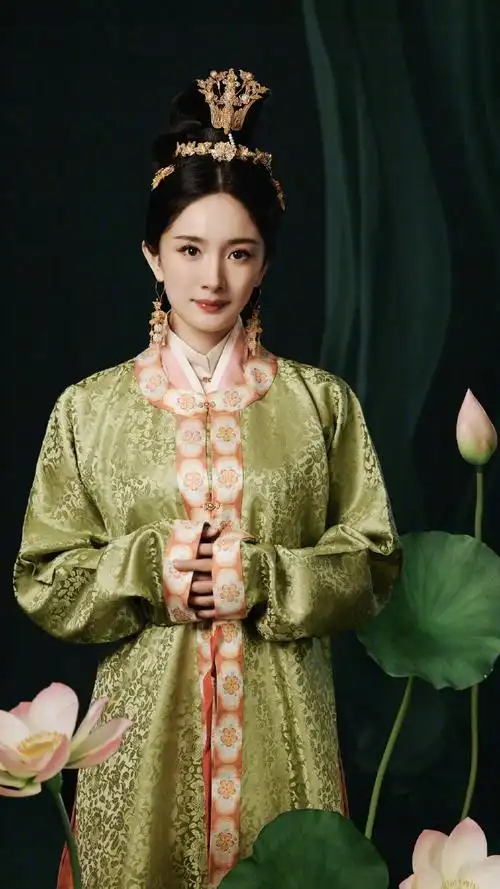 地方台春晚的节目服化,做的比很多古装剧都用心#杨幂唐装##杨幂花钿妆