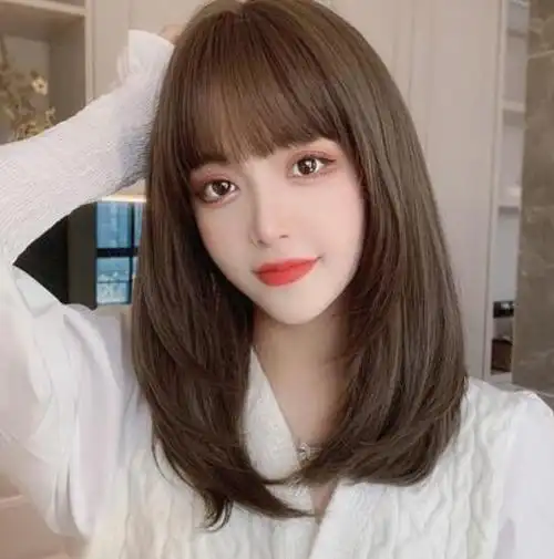 直发发型女中长发2022,试试这些没上天的直发发型