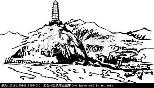 宝塔山简笔画步骤宝塔山简笔画步骤延安景区简笔画延安宝塔山简笔画