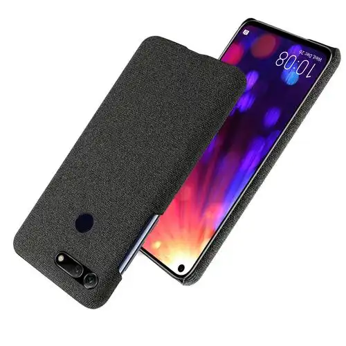 华为荣耀v20手机壳 时尚官方布纹保护套 honnor v20手机皮套 适用